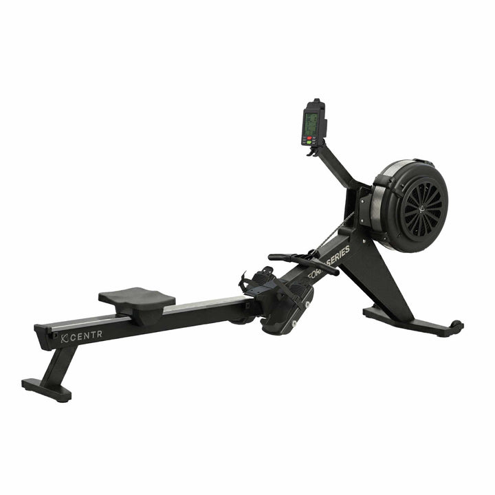 Centr Perform Series air resistance rowing machine with LCD performance monitor.