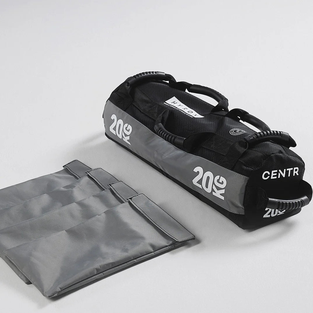 Centr x HYROX Official Competition Sandbag in the 20 kg weight option.