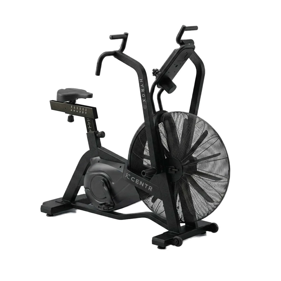 Centr x HYROX Perform Series air bike with fan resistance for HIIT and endurance training.
