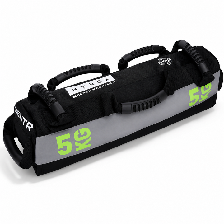 Centr x HYROX Official Competition Sandbag for Youngstars in the 5 kg weight option.
