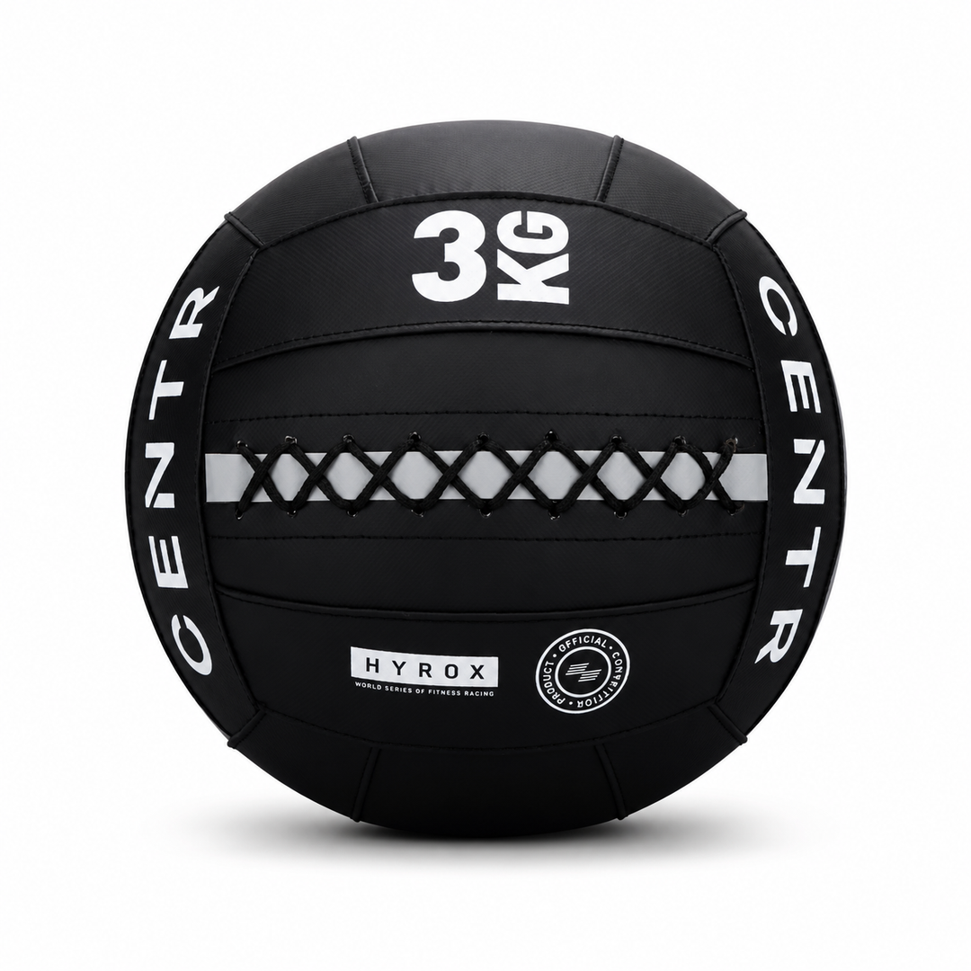 Centr x HYROX Youngstars Official Wall Ball in the 3 kg weight.