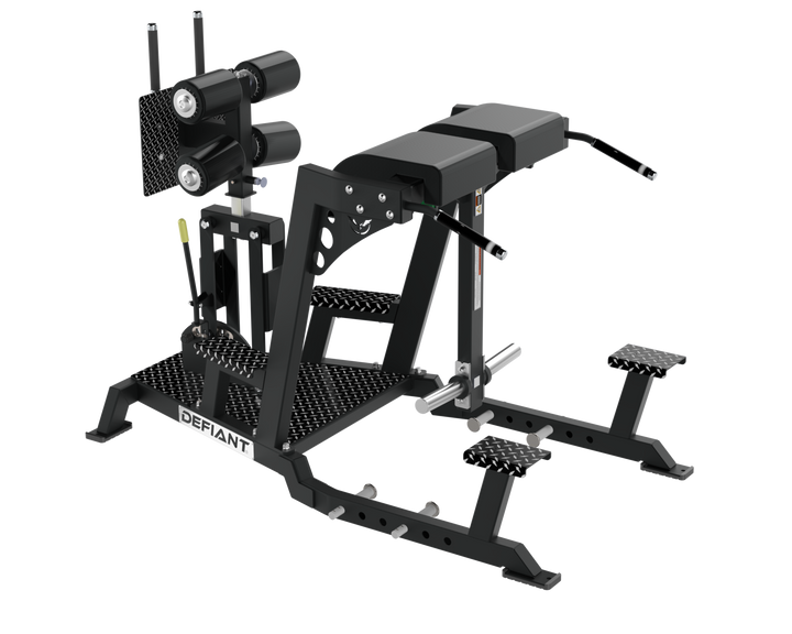 Defiant Strength Hyper GHD combo machine with reverse hyper and glute ham developer.