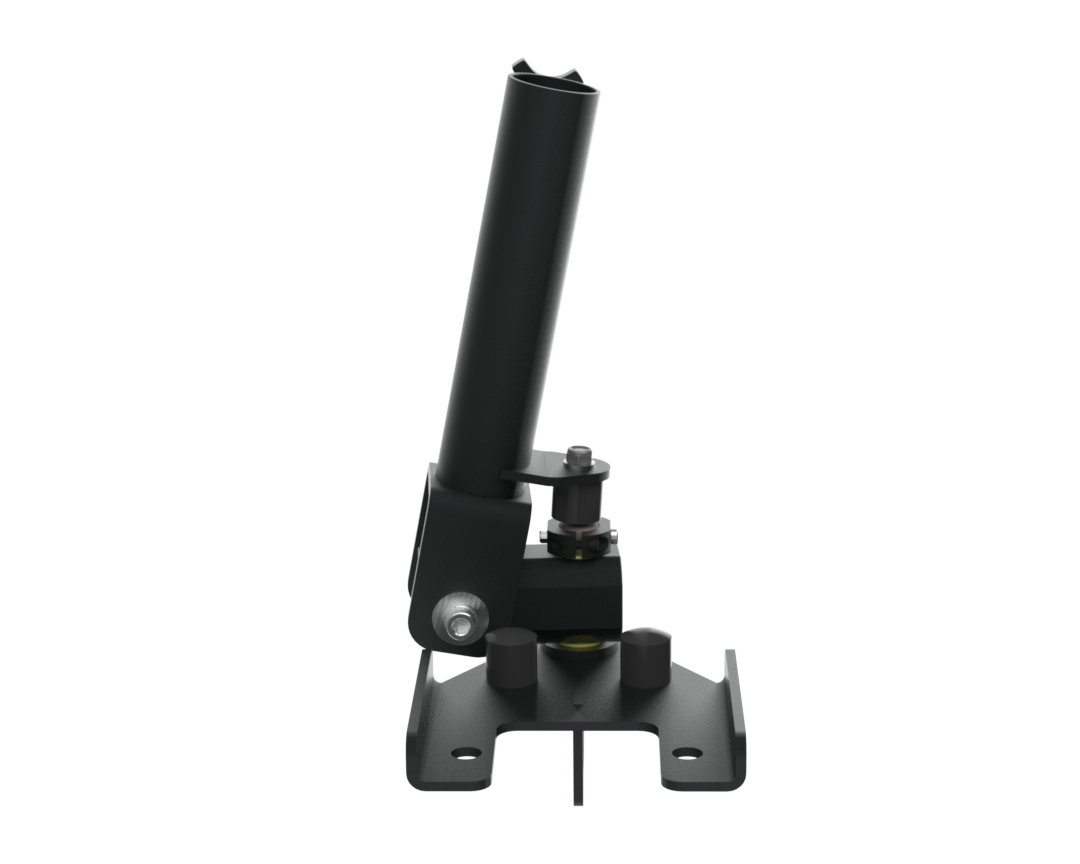 Defiant Strength landmine attachment for compatible power rack barbell training.