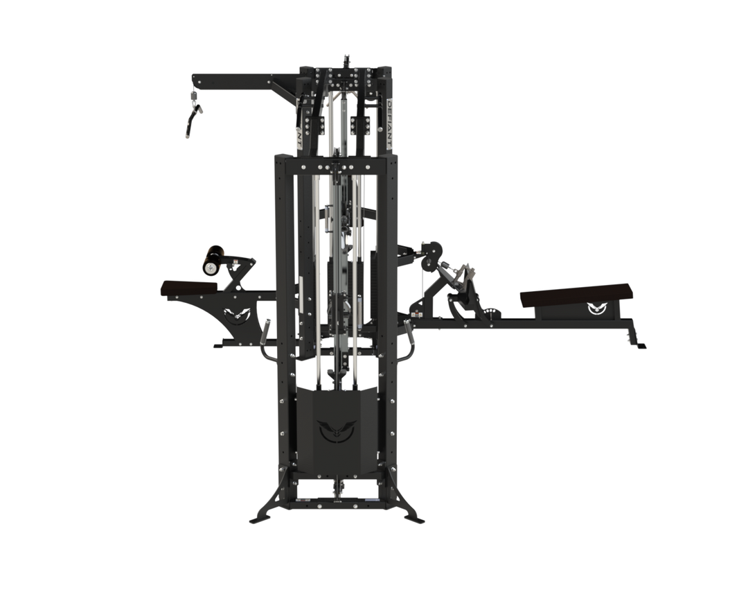 Defiant Strength MS-5 multi-station gym system with multiple workout stations