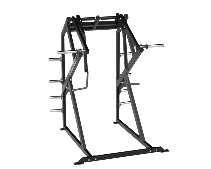 Defiant Strength Plate Loaded Ground Base Jammer with dual ISO movement arms.