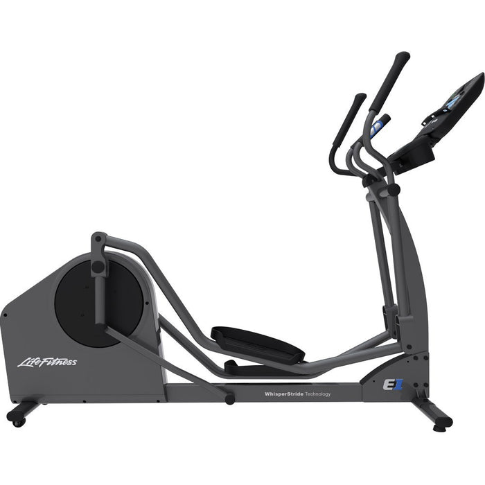 Indoor cardio equipment elliptical trainer with moving handlebars for total body exercise training at home