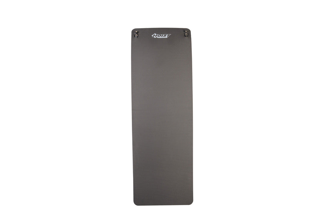 HOIST fitness exercise mat designed for stretching, floor workouts, yoga, and functional training exercises