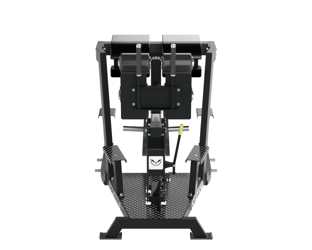 Front view of the Defiant Strength Hyper GHD combo machine.