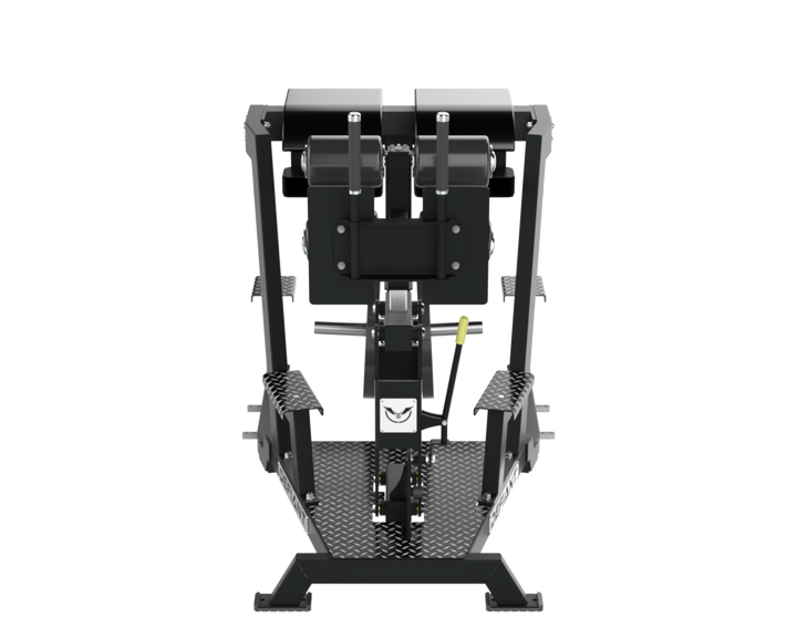 Front view of the Defiant Strength Hyper GHD combo machine.