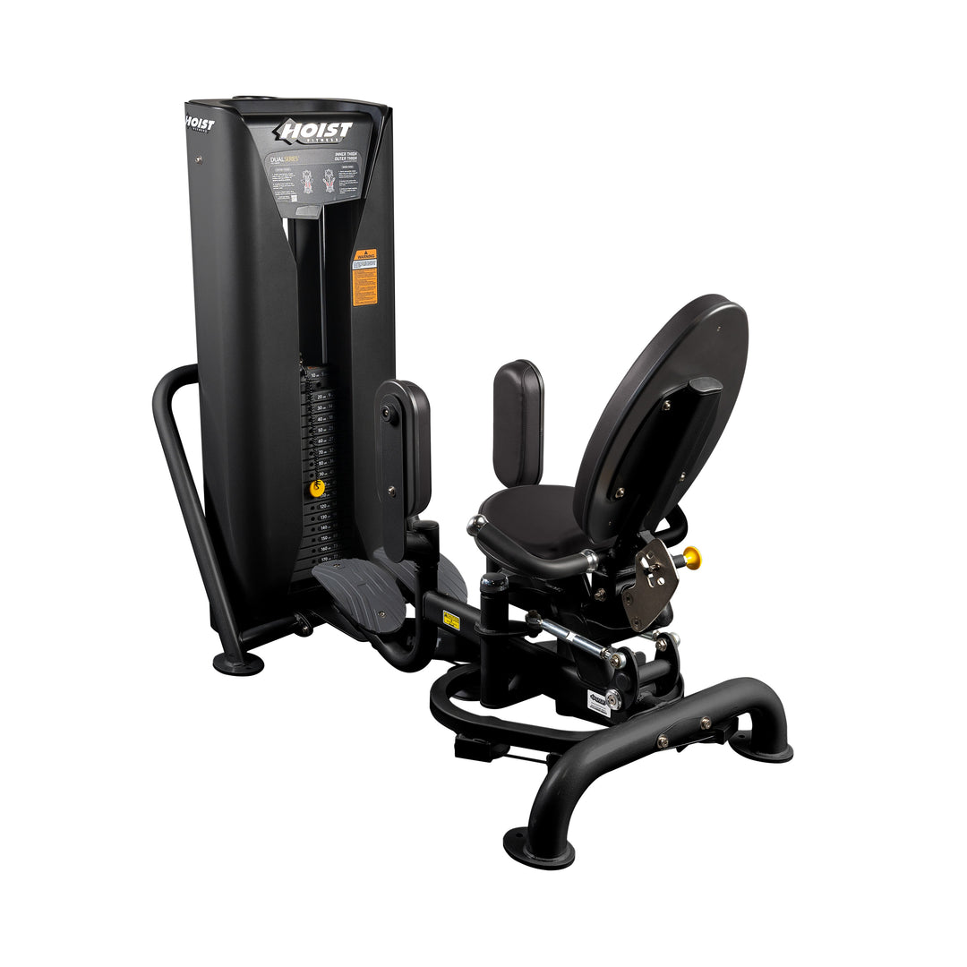 HOIST inner and outer thigh machine for hip abductor and adductor strength training