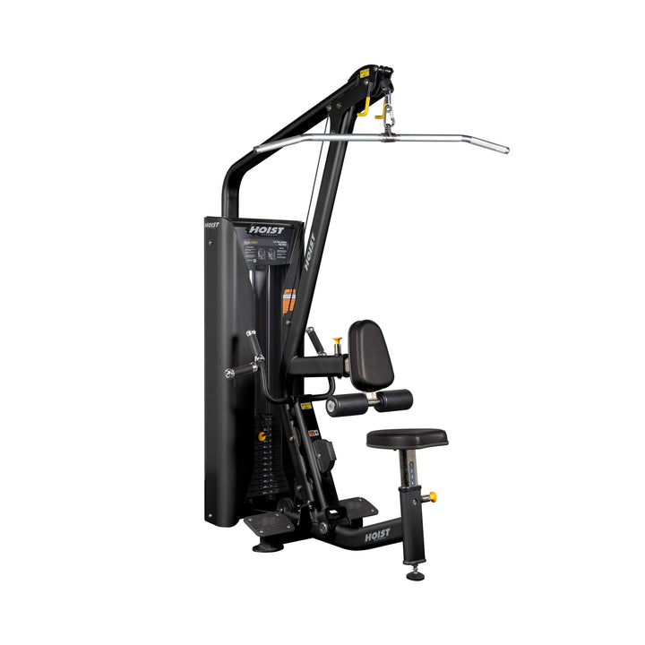 HOIST lat pulldown and mid row machine for back and upper body strength training in gym