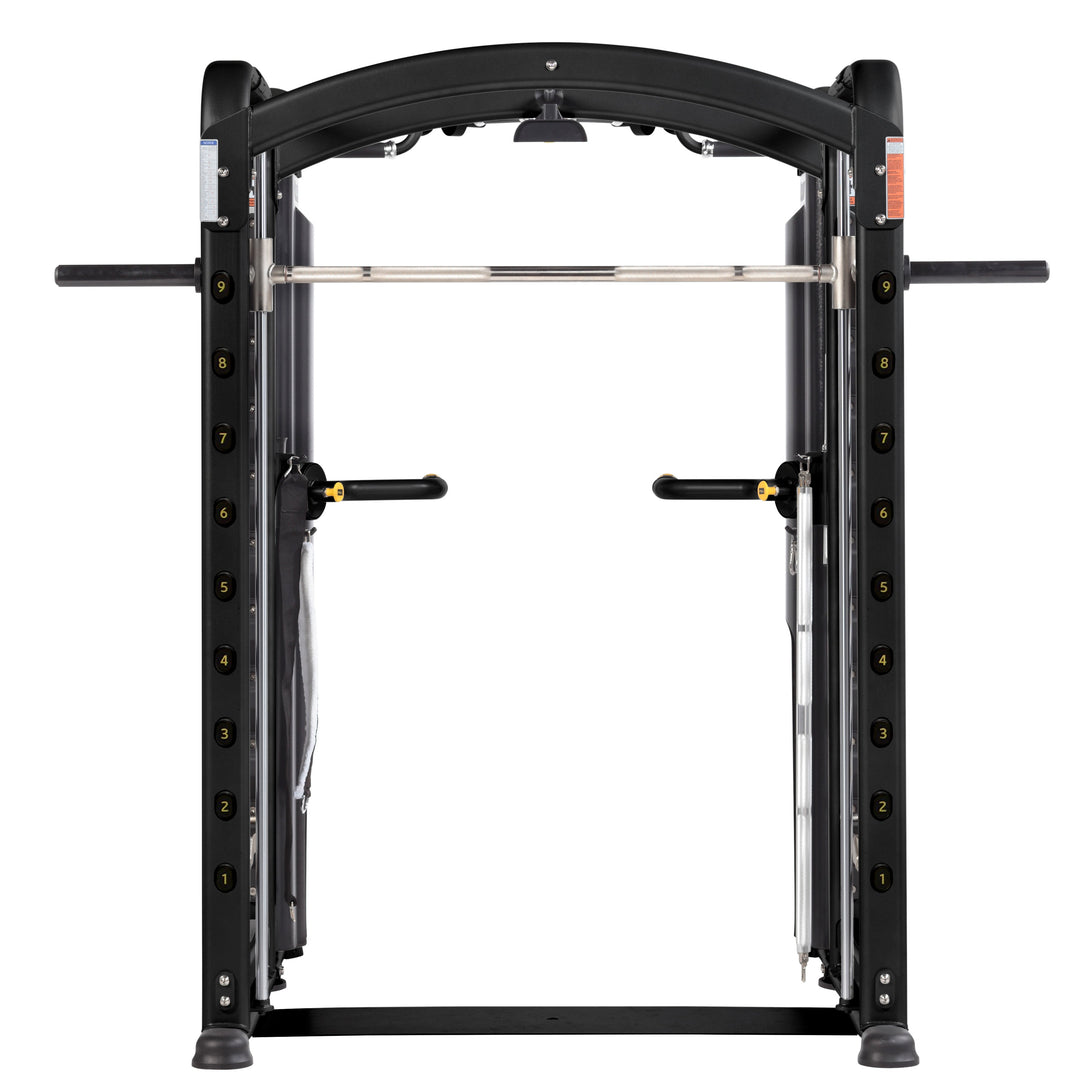 HOIST Mi7Smith functional training system front rack with guided bar for safe and controlled lifting exercises