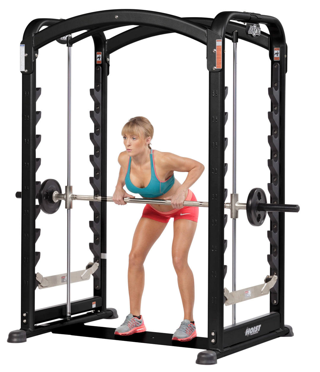 HOIST MiSmith dual action Smith machine bent over row for back and upper body strength training workouts