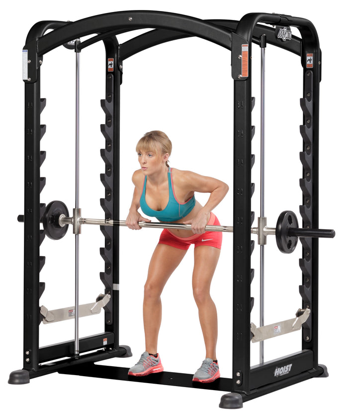 HOIST MiSmith dual action Smith machine bent over row for back and upper body strength training workouts