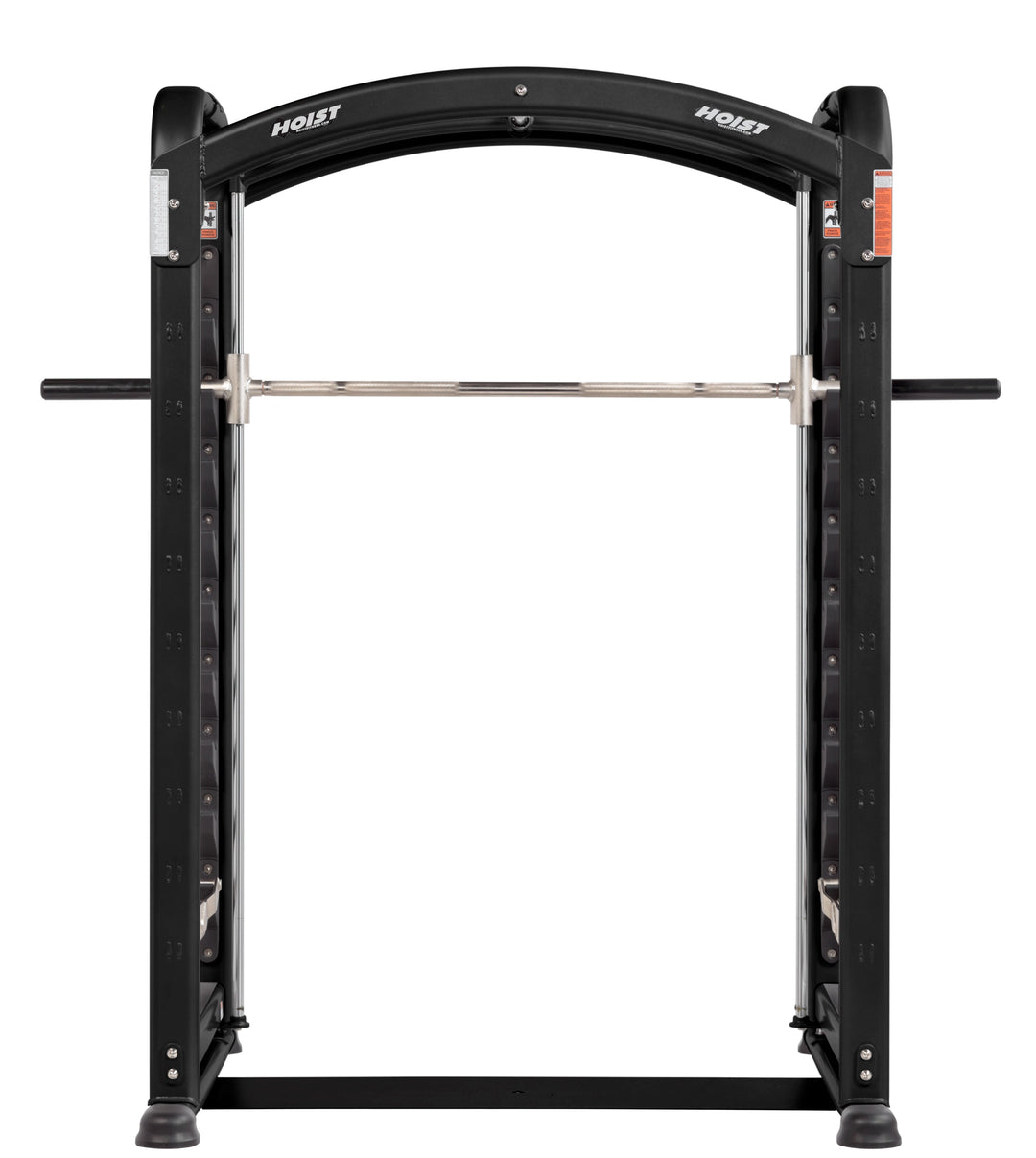 HOIST MiSmith dual action Smith machine guided bar close up for controlled strength training and safe lifting form