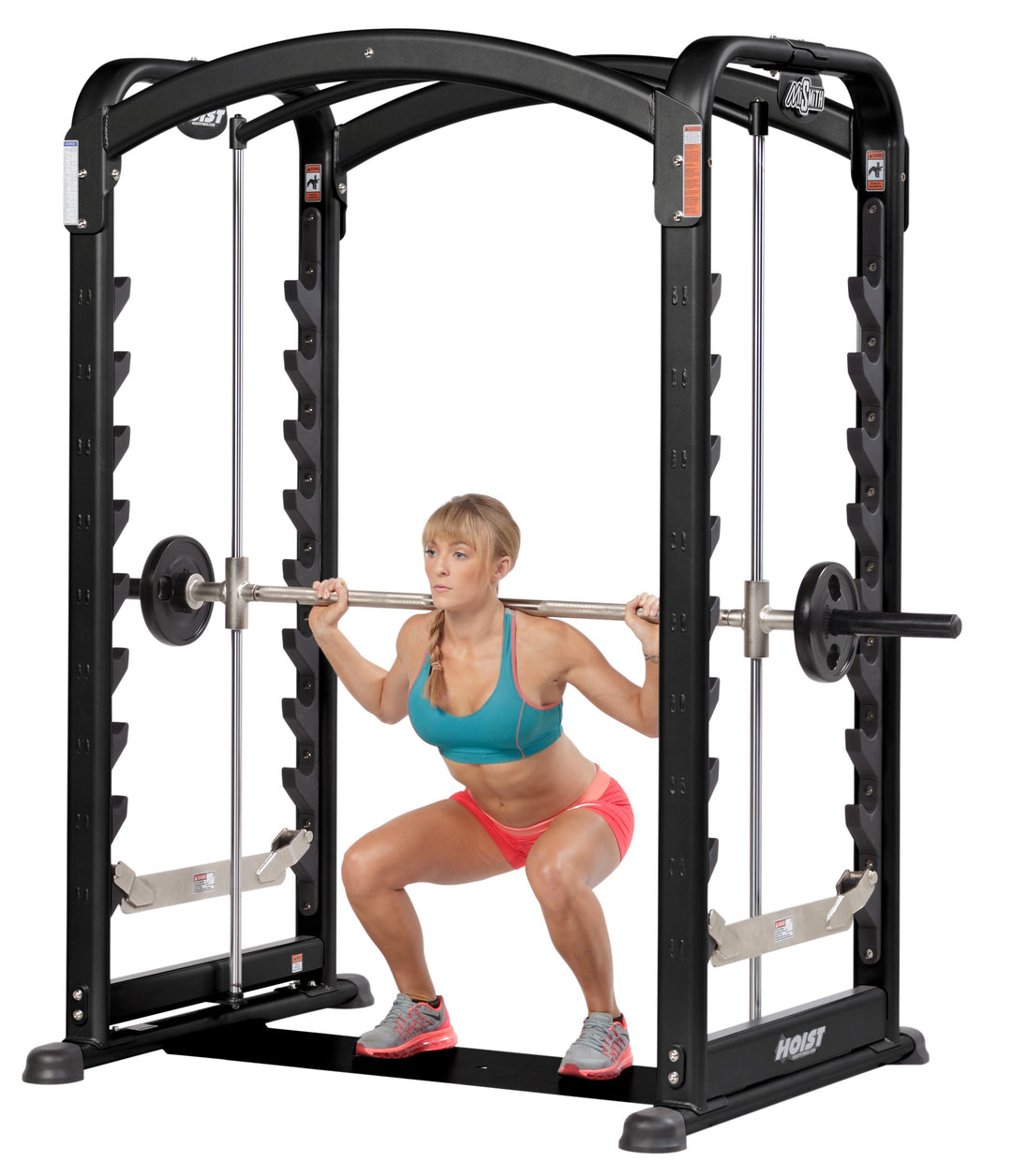 HOIST MiSmith dual action Smith machine squat for lower body strength training with controlled bar movement