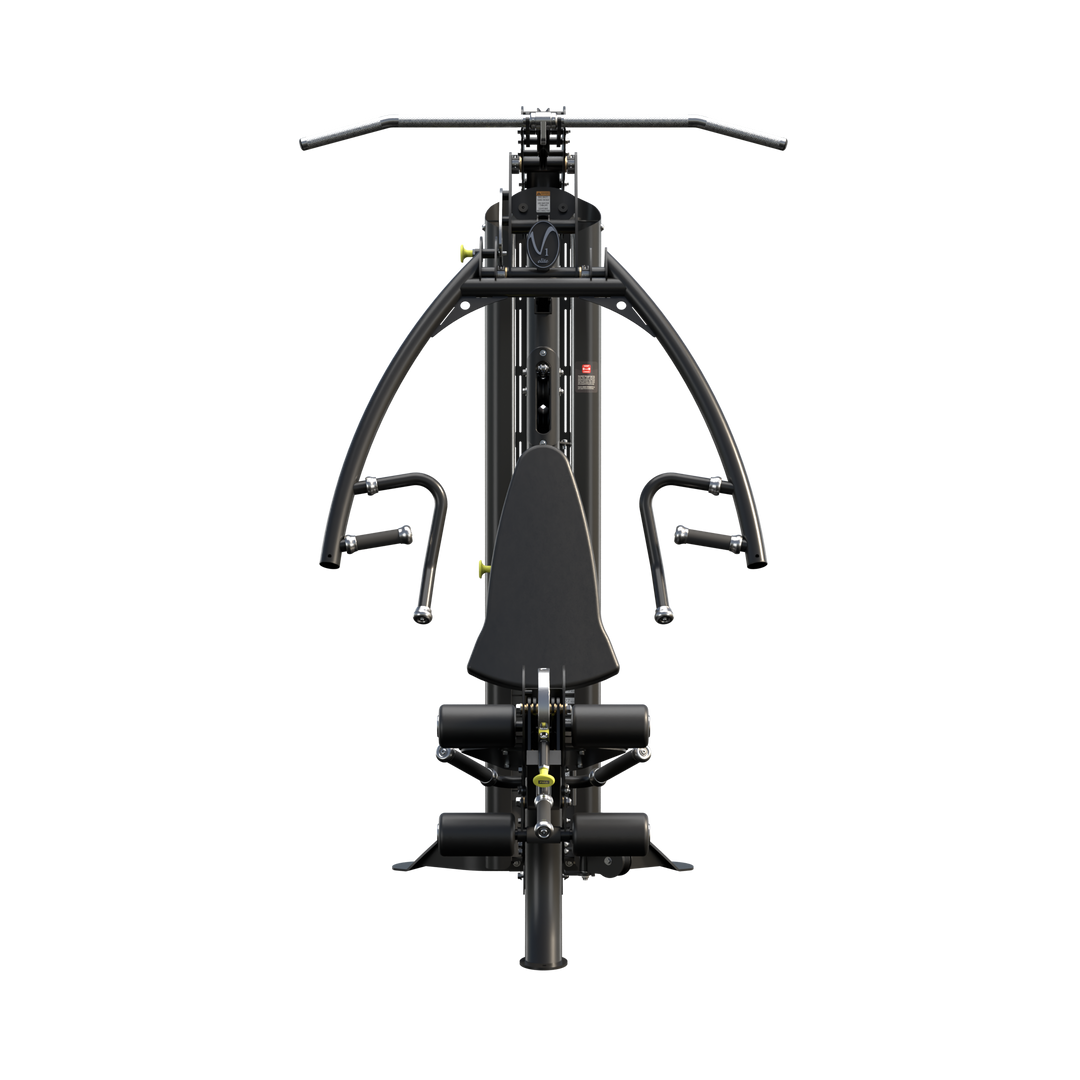 HOIST V1 Elite home gym multi station system with integrated weight stack for full body strength training workouts