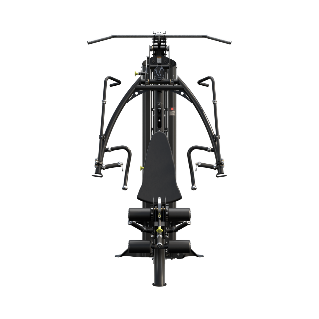 HOIST V4 Elite home gym multi station system with dual weight stacks for full body strength training workouts