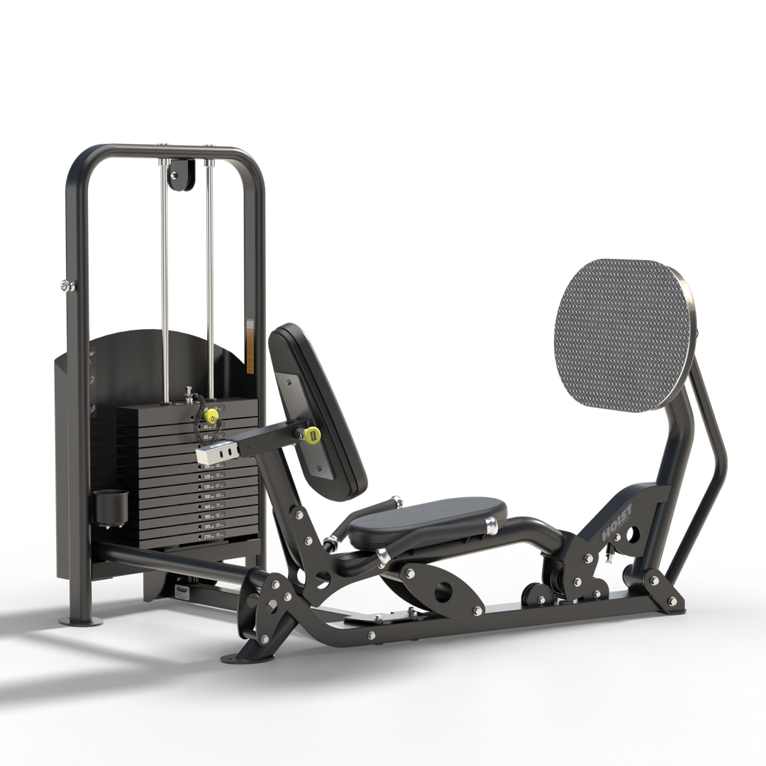 HOIST V ride leg press freestanding machine with dynamic seat for lower body strength training in home or gym