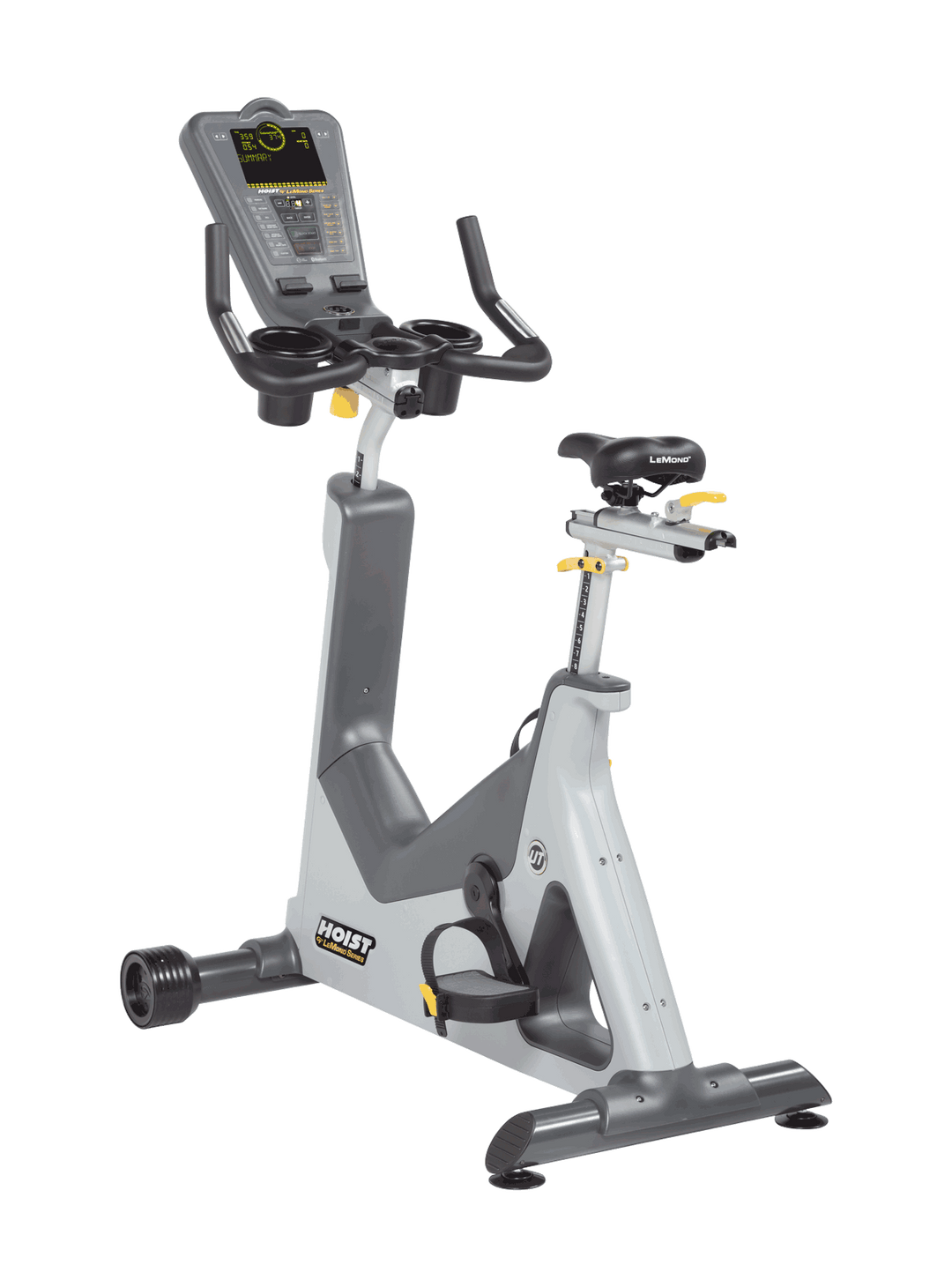 Hoist Lemond UT upright exercise bike with LCD display console