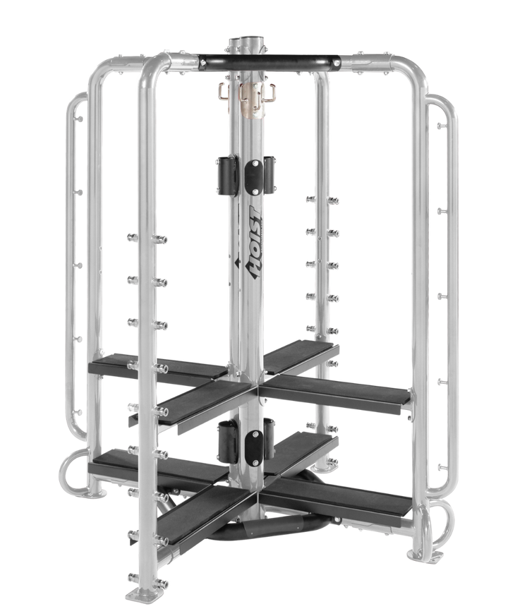 silver frame Motion Cage Studio Package 1 designed for compact commercial fitness and functional training workouts