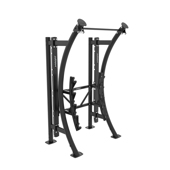Hoist PS-Barbell Rack designed for organized vertical barbell storage in commercial gyms and strength training facilities