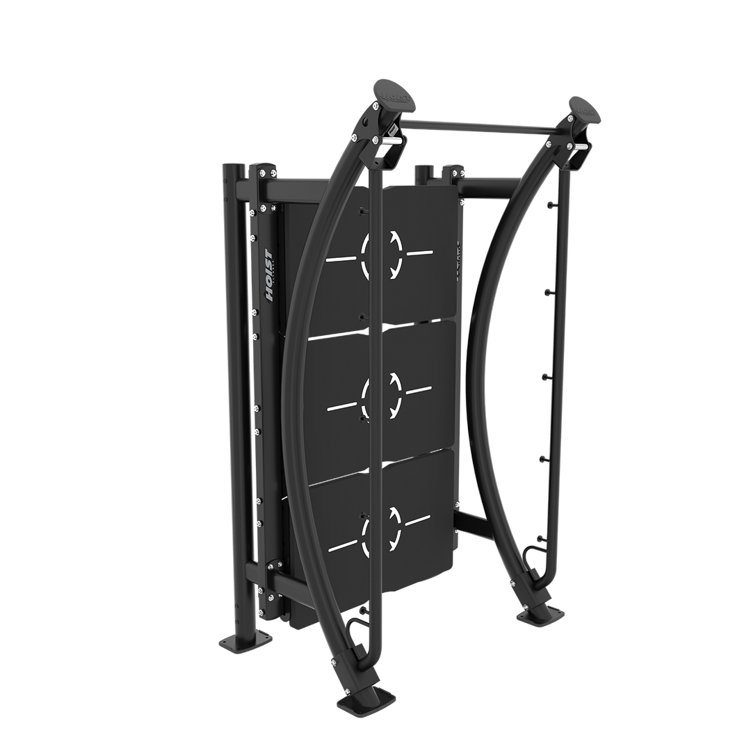 Hoist PS-Stall Bar functional training station designed for stretching, mobility exercises, and bodyweight workouts in commercial gyms