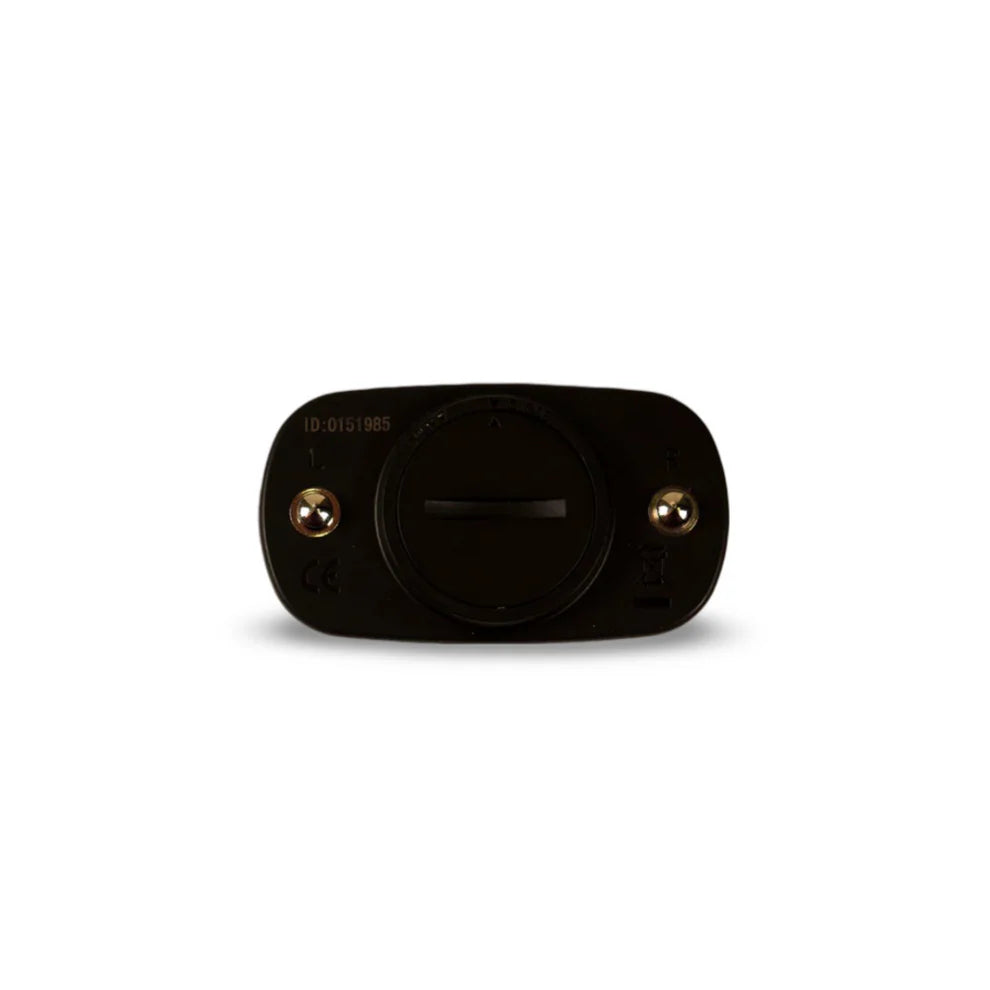 Inspire dual hook straight bar cable attachment with chrome plated finish and knurled grip for strength training