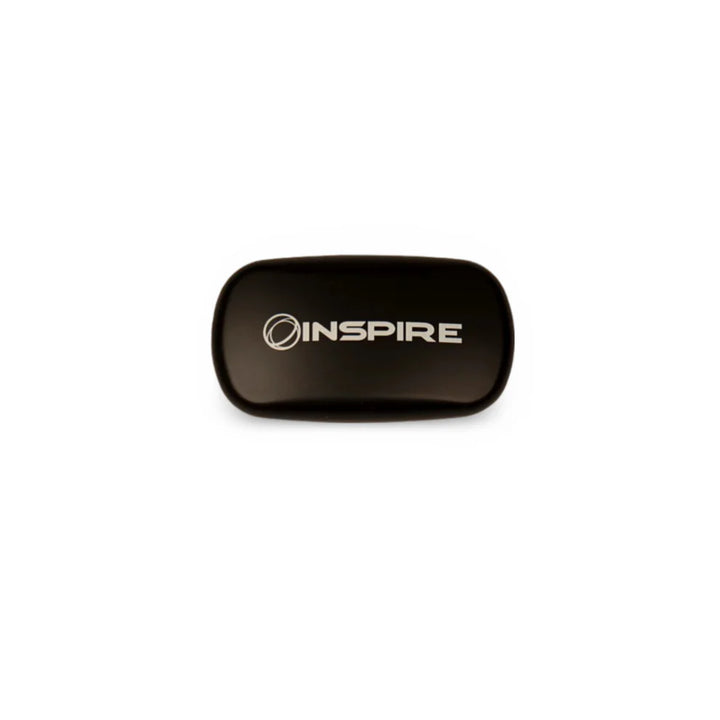 Inspire heart rate chest strap monitor with adjustable black band for accurate fitness tracking and cardio workouts