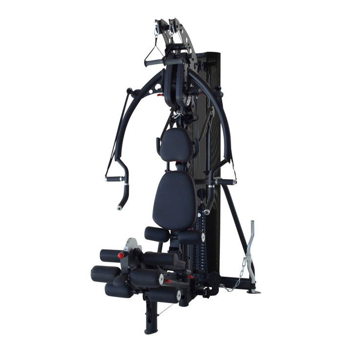 Inspire M3 multi gym seamless product image showing press arms, leg developer, and weight stack for complete home strength training