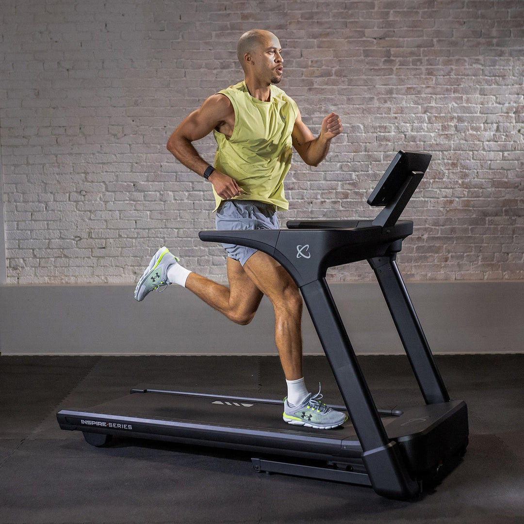 Inspire Series T5S folding treadmill with 10mph max speed