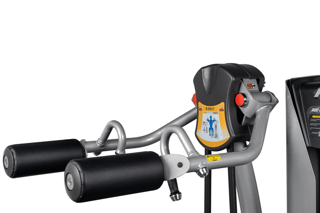 close-up of ergonomic arm pads on Lateral Deltoid machine for comfortable shoulder isolation training