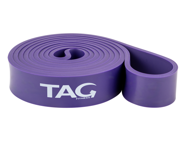 Purple light strength band for resistance and strength training exercises