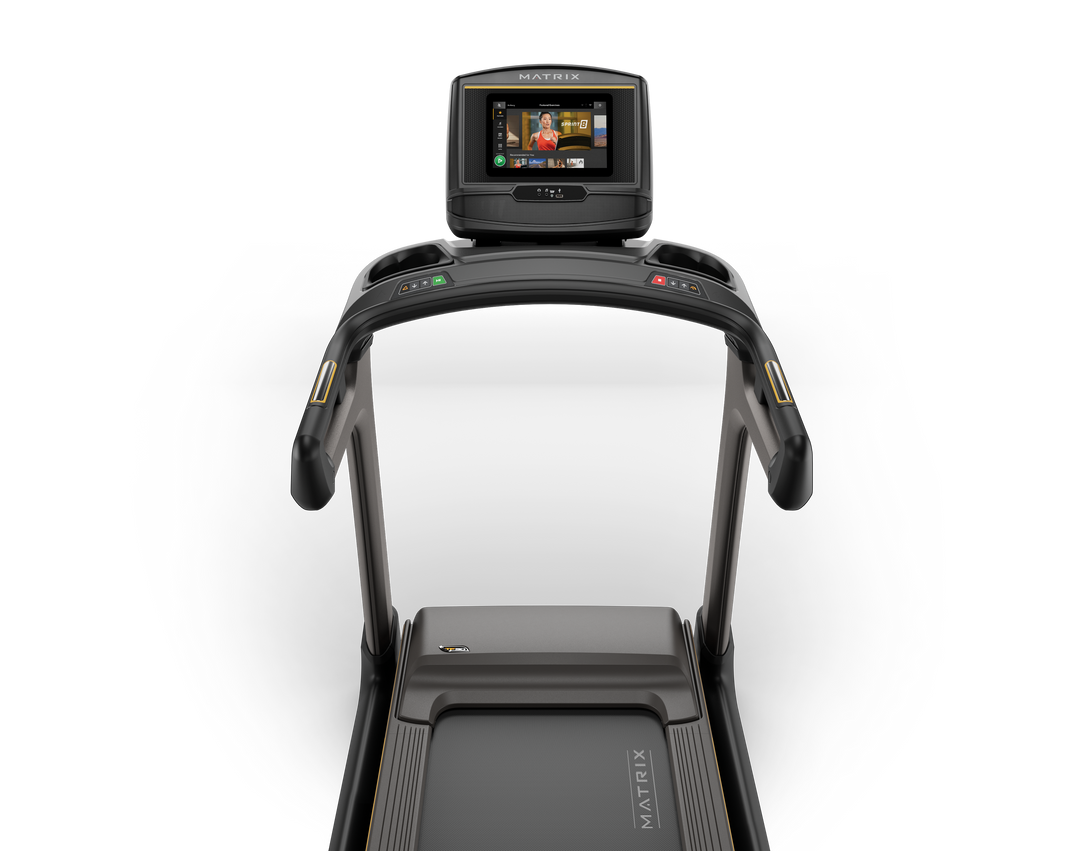 Matrix TF30 folding treadmill with XER console from user's perspective