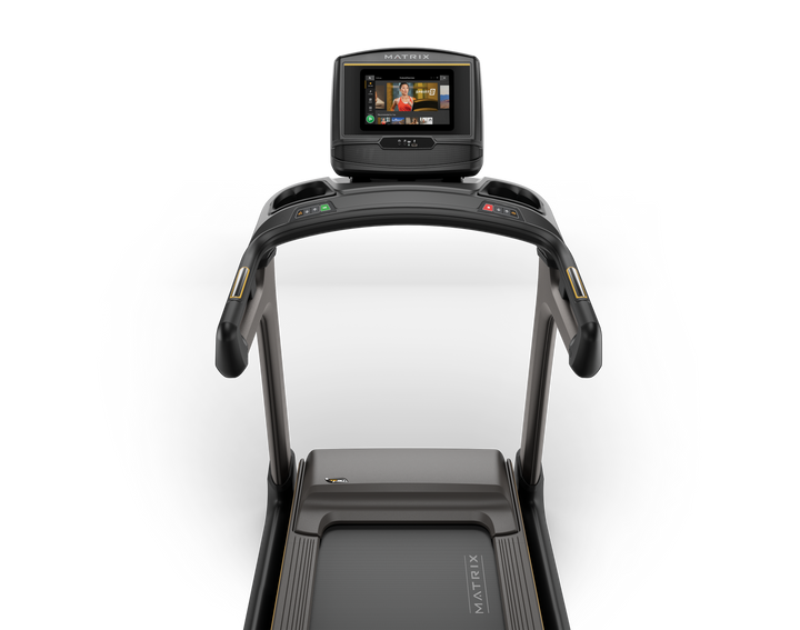 Matrix TF30 folding treadmill with XER console from user's perspective
