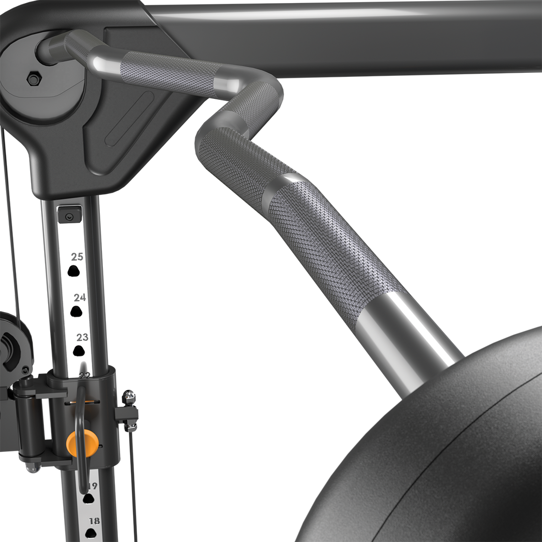 Matrix functional trainer pull up bar showing upper body workout station for pull up and strength training exercises