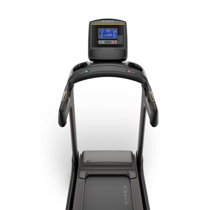 Matrix TF30 folding treadmill with XR LED console, foldable frame, and durable running deck for home cardio workouts