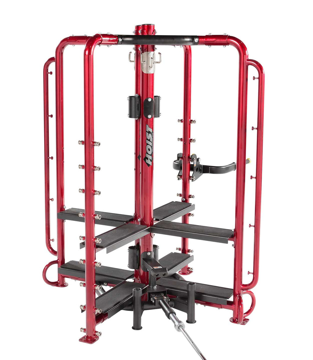 red Motion Cage Studio Package 1 with integrated training stations and modular commercial gym design