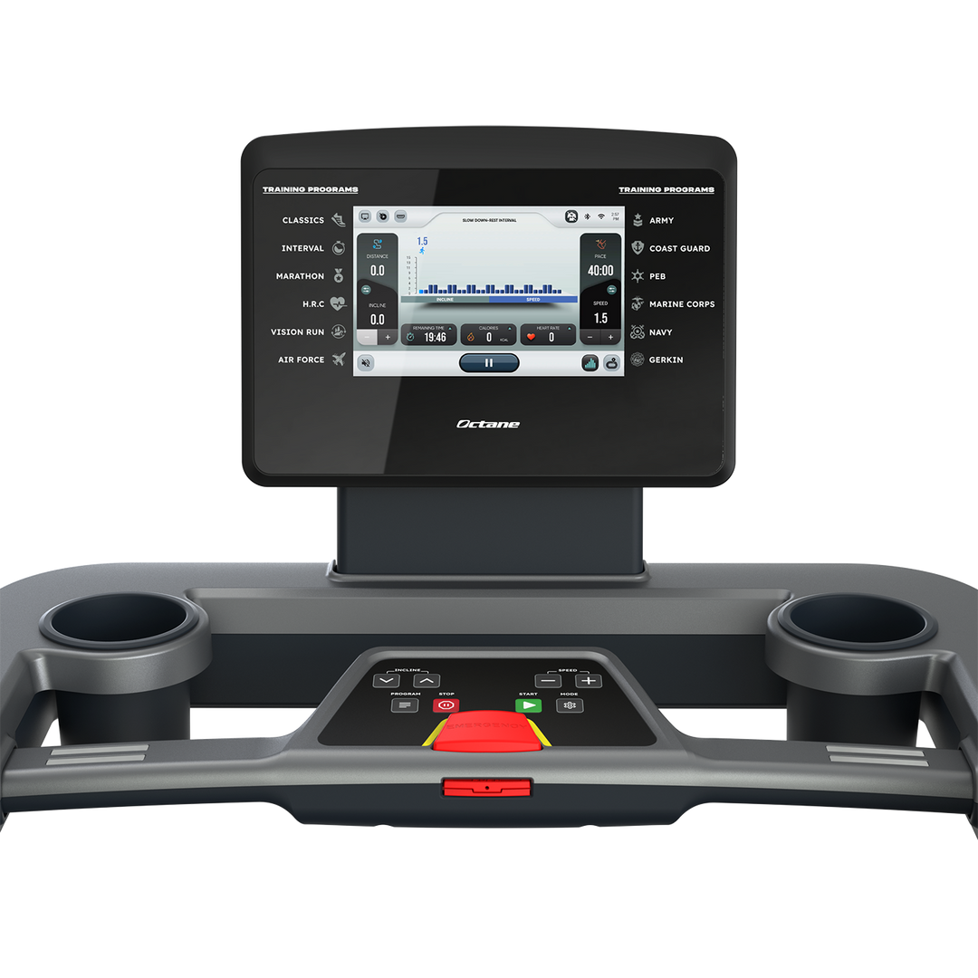 Octane OC100 Treadmill 10" Touchscreen