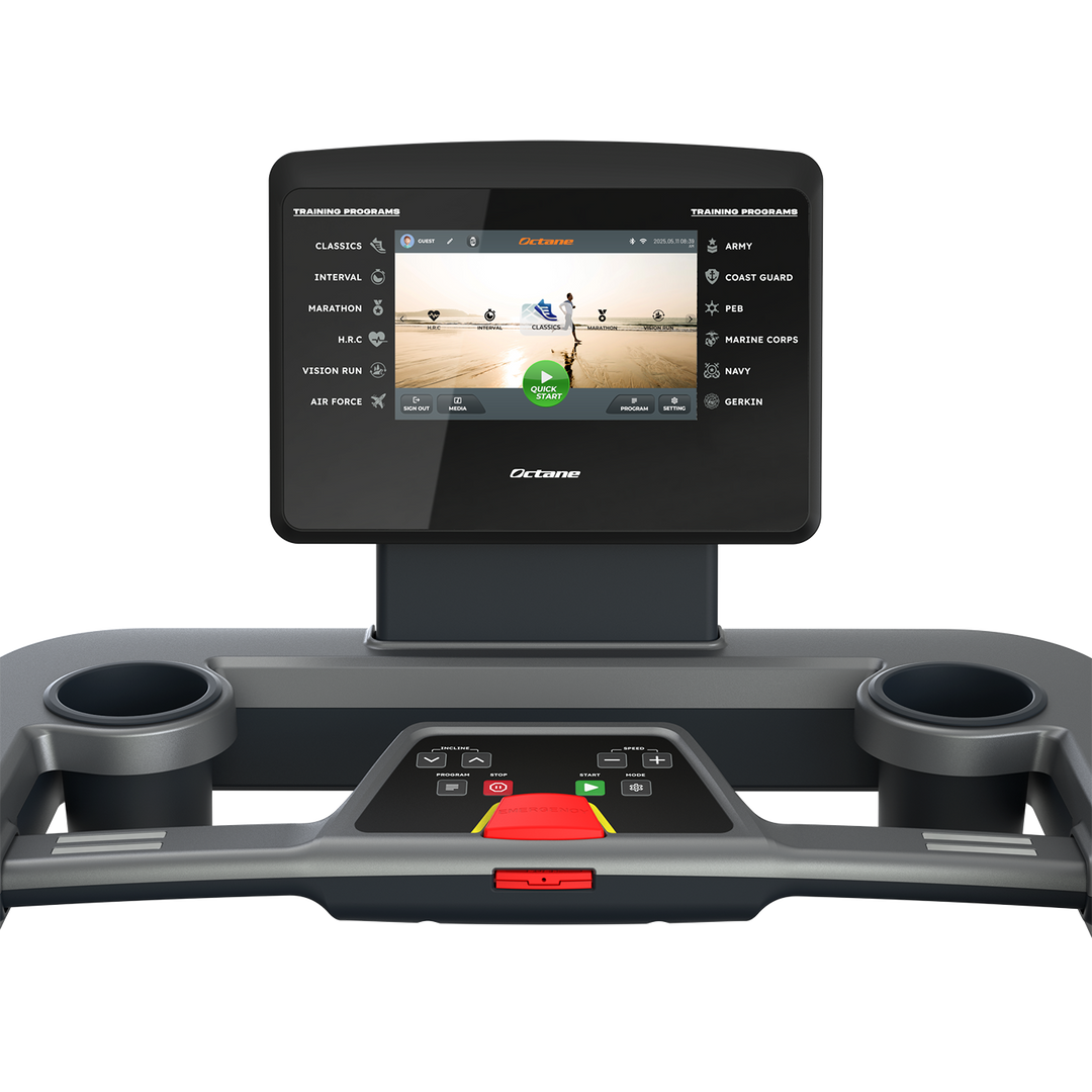 Octane OC100 Treadmill 10" Touchscreen