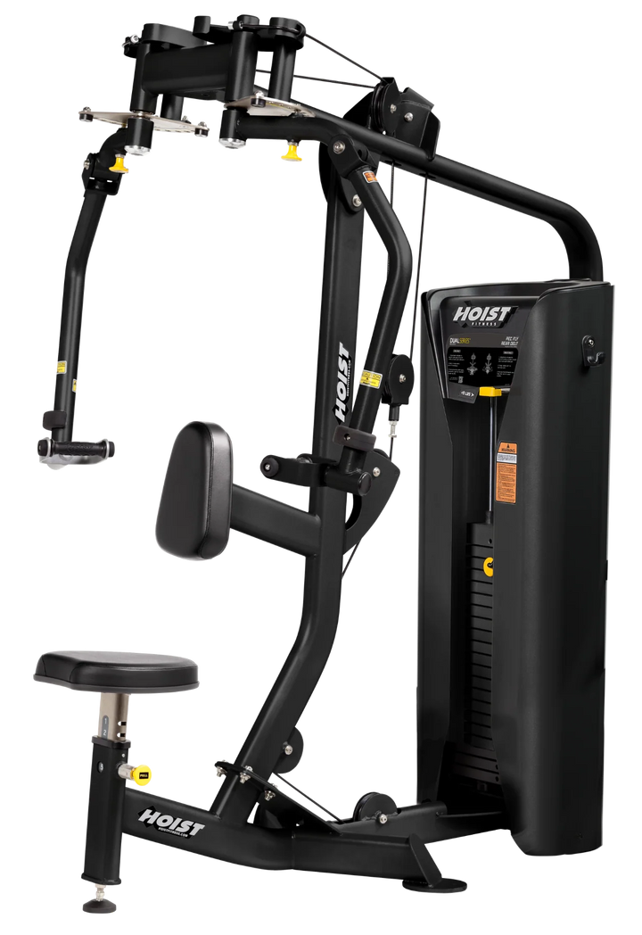 black frame pec fly rear delt machine for commercial gym strength training
