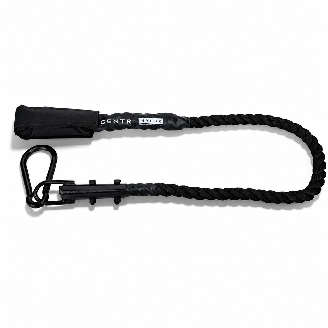 Centr x HYROX Competition Power Rope with loop attachment option for Youngstars training.