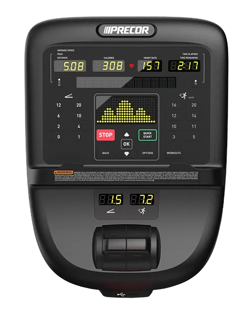 Precor P31 LED console designed for the Breakaway commercial treadmill.