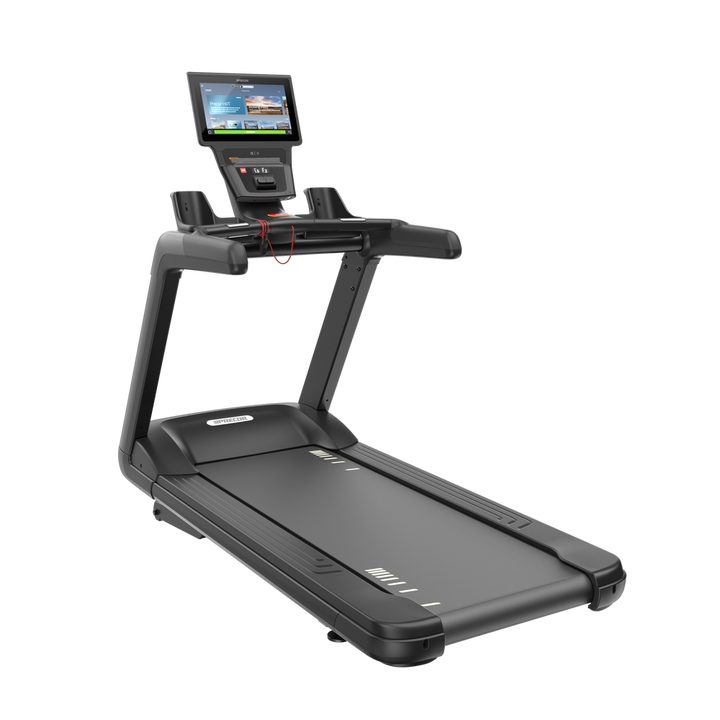 Precor TRM 700 commercial treadmill with P84 touchscreen console.