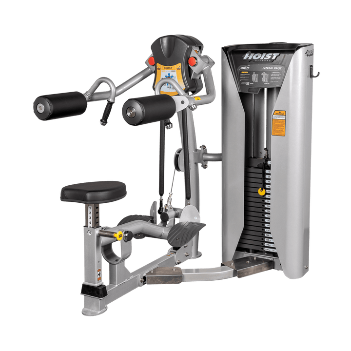 Lateral Deltoid machine designed for shoulder isolation workouts and commercial upper body strength training