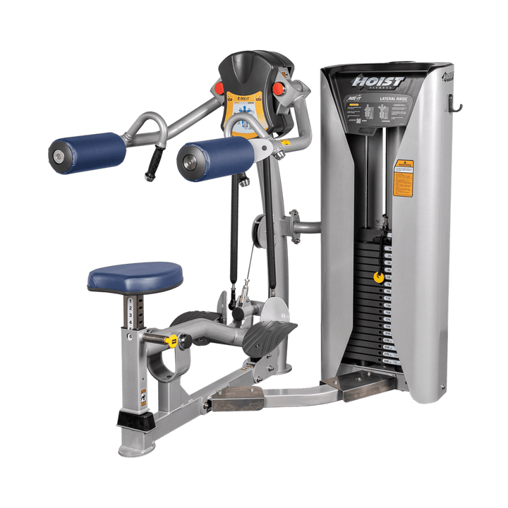 Lateral Deltoid machine designed for shoulder isolation workouts and commercial upper body strength training