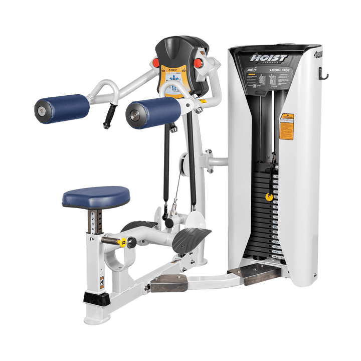 Lateral Deltoid machine designed for shoulder isolation workouts and commercial upper body strength training