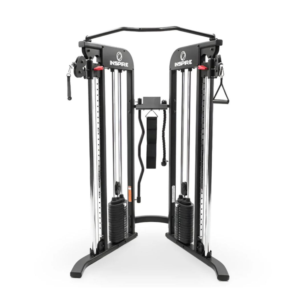 Inspire T7S treadmill side profile showing touchscreen console, extended running deck, and durable frame for home cardio workouts