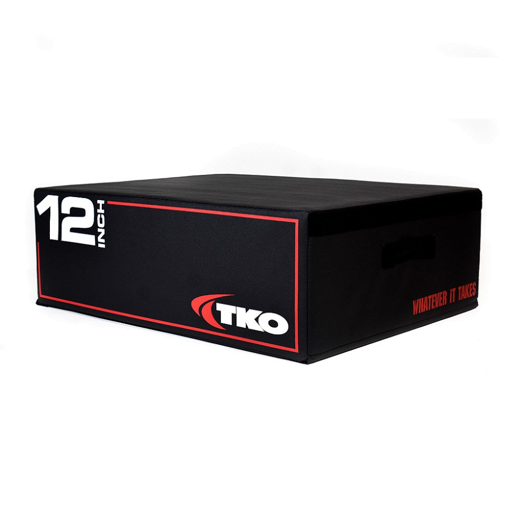 TKO 12 inch stackable foam plyo box for jump and plyometric training