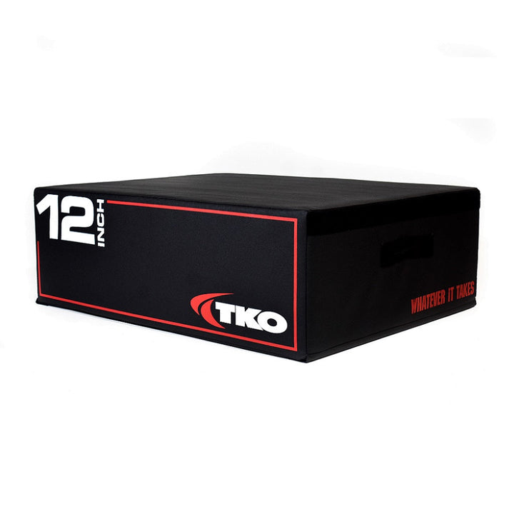 TKO 12 inch stackable foam plyo box for jump and plyometric training